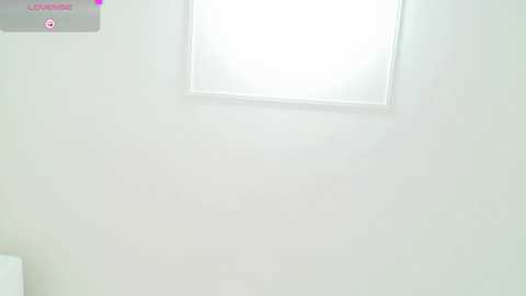 Media: Video of a bright, minimalist room with a white wall and a small, frosted window in the top right corner. The image has a clean, modern aesthetic with soft lighting.