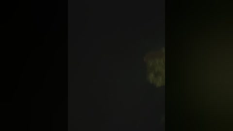 Media: A video of a dark, smoky area with a faint greenish glow, suggesting a fire or chemical reaction, likely taken at night with minimal lighting. The image is mostly black with subtle green hues.