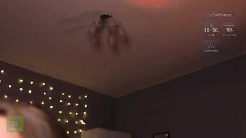 Media: A video of a dimly lit room with a chandelier, a \"Lumens\" app interface, and a person's face blurred in the foreground.