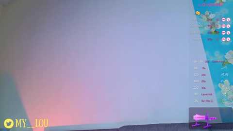 A video of a blank whiteboard with a faint red glow in the bottom left corner. A digital clock shows 11:59, and a purple icon of a rocket is in the bottom right.